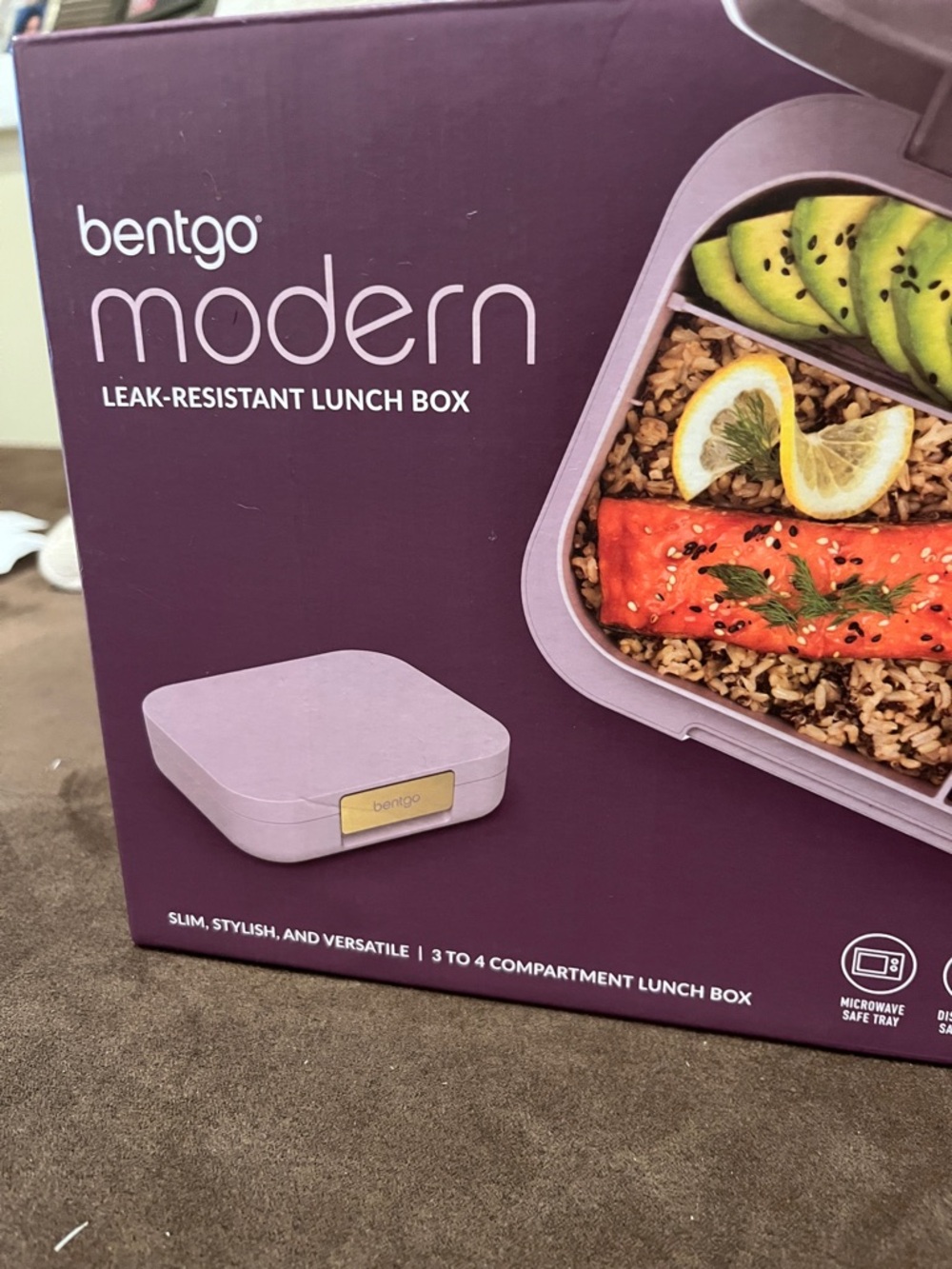 Bentgo Modern Leak-Resistant Lunch Box - Purple - Picture 7 of 7